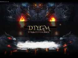 傳奇UI界面-神符天師gom登錄UI補丁素材「復古」